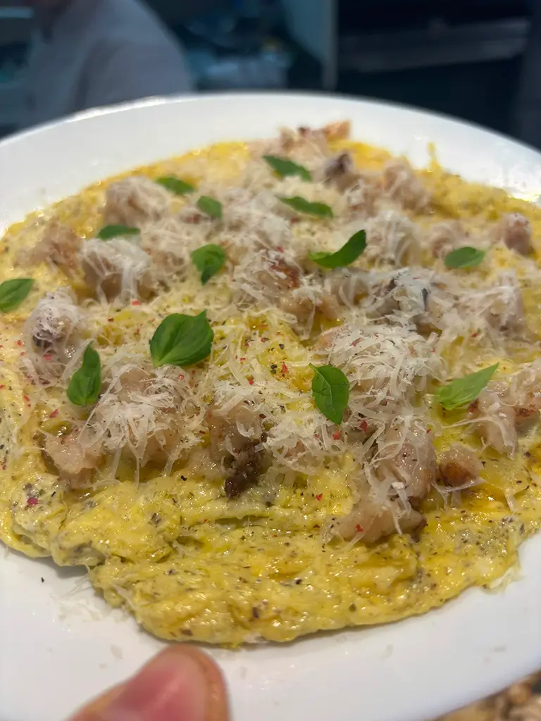 Tortilla vaga de blanquet y trufa